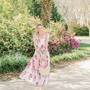 NWT Victoria Dunn King Street Maxi Azalea Medium